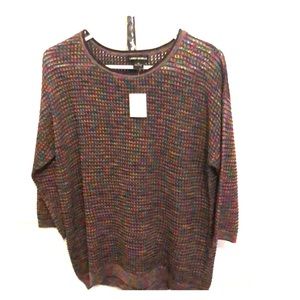 NWT - Size M Lauren Michelle multi-color sweater